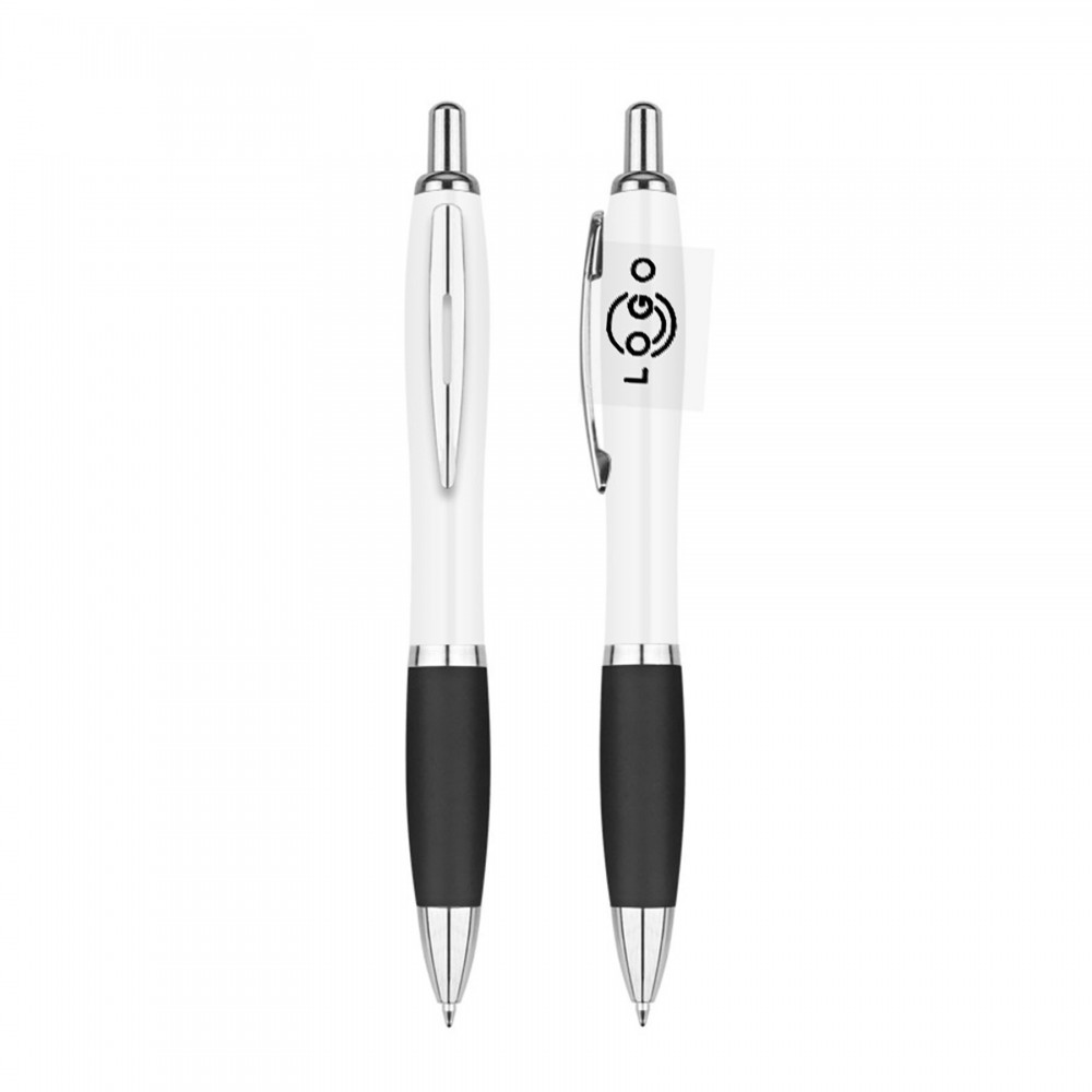 Push-Button Ballpoint Pen Logo Branded