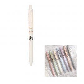 Elegant Retractable Ballpoint Pens With Metal Tip Logo Branded