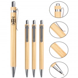 Custom Imprinted Bamboo Ballpoint Pens