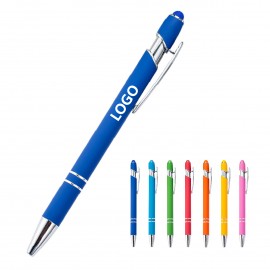 Ballpoint Pen with Stylus Tip Logo Branded