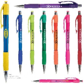 Krypton Translucent Matching Gripper Pen Custom Engraved