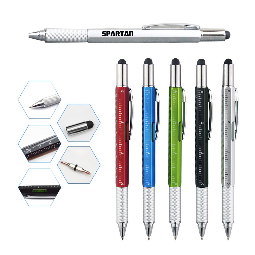 Logo Branded 7 In 1 Multifunction Ballpoint Pen Logo Branded 7 In 1 Multifunction Ballpoint Pen