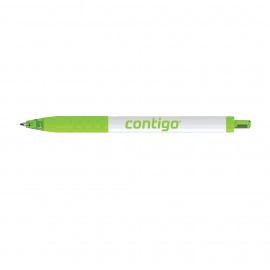 Custom Engraved Paper Mate Inkjoy White Barrel - Black Ink - Lime