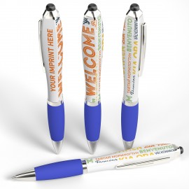 Custom Imprinted Squared iBasset Performance Pen  Custom Imprinted Squared iBasset Performance Pen