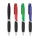 Rubber Grip Click Action Plastic Pen Custom Imprinted