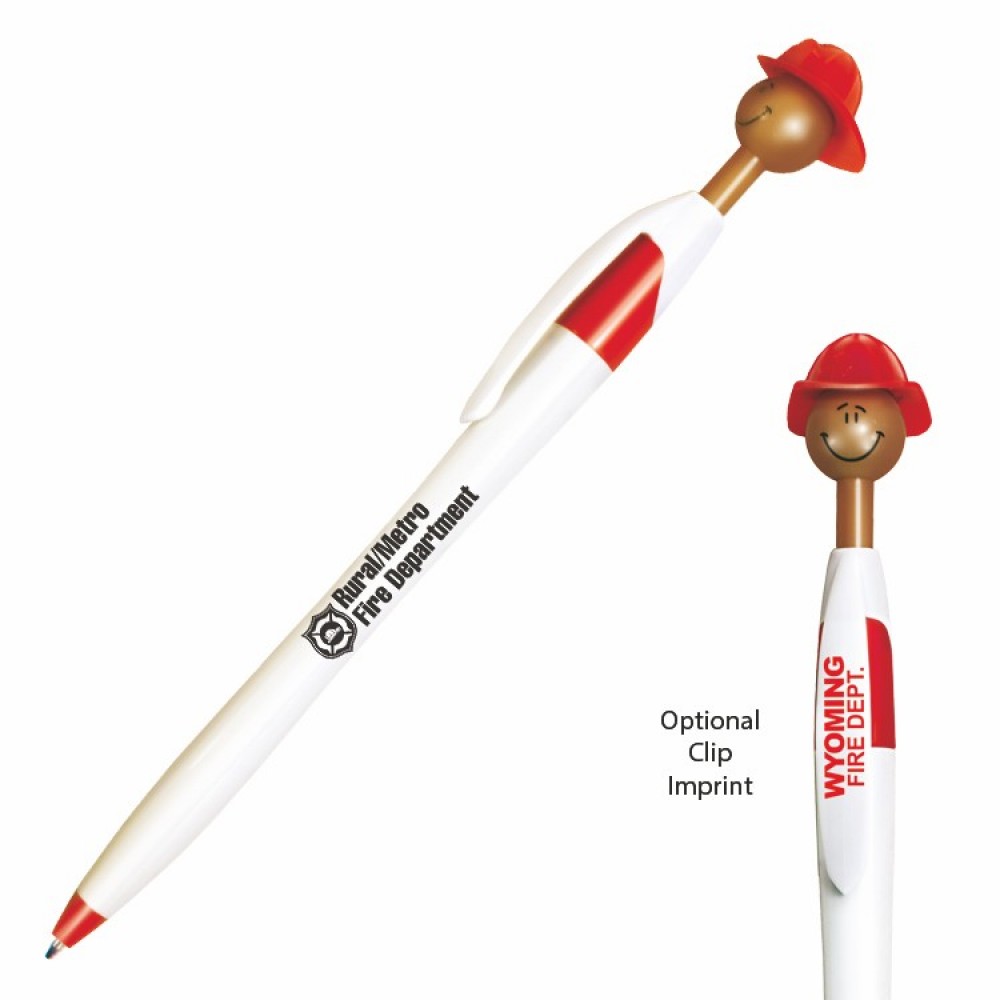 Logo Branded Fire Chief Smilez Pen/Medium Tone Logo Branded Fire Chief Smilez Pen/Medium Tone