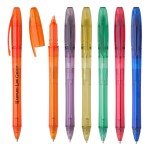 Logo Branded Twist-action Highlighter and Pen in one