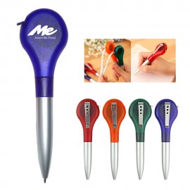 Logo Branded Ballpoint Pen w/Tape Measure