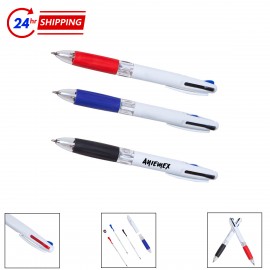 Logo Branded Colorful Three-color Ballpoint Pen