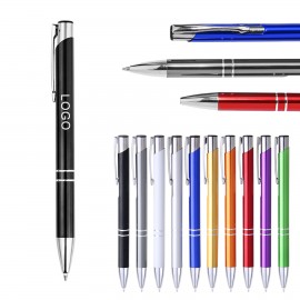 Custom Engraved Metal Clicker Ballpoint Pen