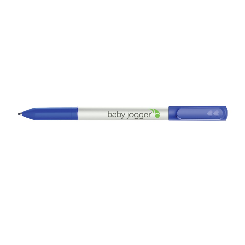 Paper Mate Write Bros Stick Pen White Barrel - Black Ink - Blue Custom Imprinted Paper Mate Write Bros Stick Pen White Barrel - Black Ink - Blue Custom Imprinted