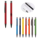 Effortless Push-Button Aluminum Ballpoint Pen Logo Branded