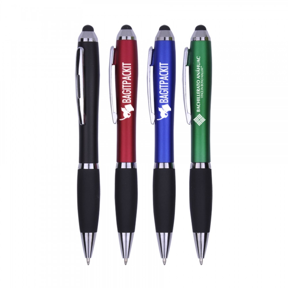 Twist action plastic stylus pen Custom Imprinted