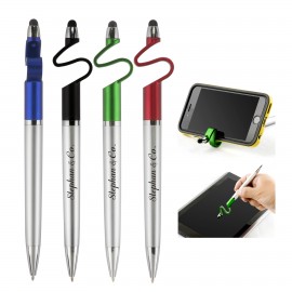 Pen with Stylus and Phone Stand Logo Branded