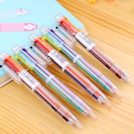 Logo Branded Six-Color Ballpoint Pen  Logo Branded Six-Color Ballpoint Pen