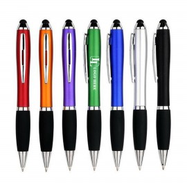 Twist Action Metallic Stylus Gripper Pen Custom Engraved