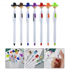 Logo Branded Cowboy Shape Cartoon Toy Pen