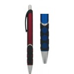 Click Pen - Rubber Grip - Pad Printed Custom Imprinted