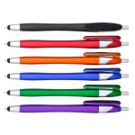 Custom Imprinted Colored Pen With Stylus & Screen Cleaner