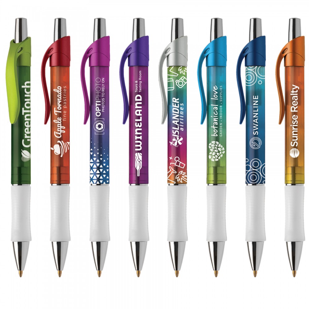 Stylex Frost Ombre - Digital Full Color Wrap Pen Custom Imprinted Stylex Frost Ombre - Digital Full Color Wrap Pen Custom Imprinted