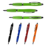 Logo Branded Antibacterial Curvaceous Stylus Ballpoint