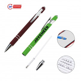 Press To Touch Metal Ballpoint Pen Custom Imprinted