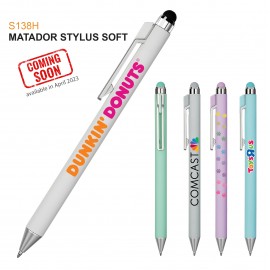Logo Branded Matador Stylus Soft Pen  Logo Branded Matador Stylus Soft Pen