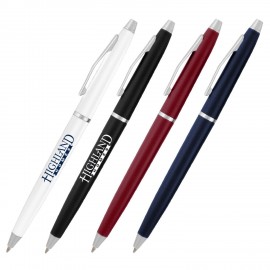 Logo Branded Cooper Silver Ballpoint Pen