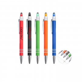 Aluminum Ballpoint Pen With Stylus Logo Branded  Aluminum Ballpoint Pen With Stylus Logo Branded