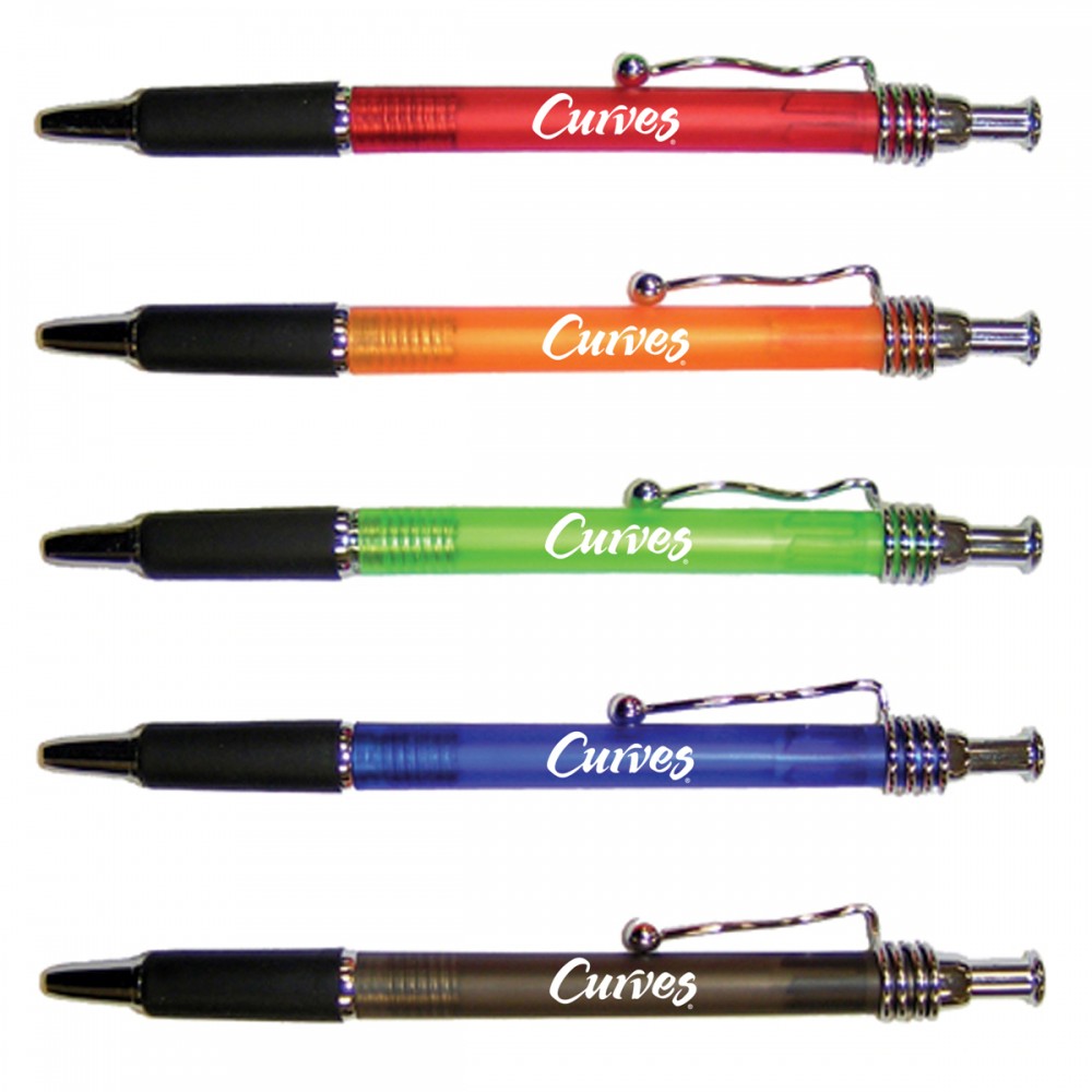 Curvy Clip Pen Custom Engraved