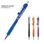 Desoto Clear Pen w/RitePlus Ink Logo Branded