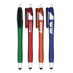 Logo Branded Stylus Pen w/Screen Cleaner Clip