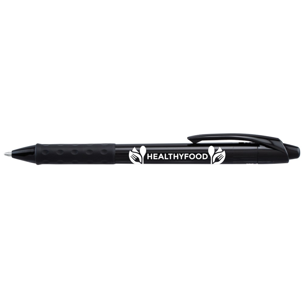 WOW Ballpoint Pen - Black Custom Engraved