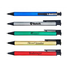 Logo Branded Heavy Plastic Straight Pen