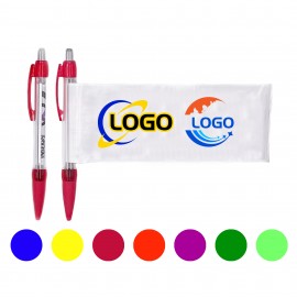 Pull-Out Banner Drawing Ballpoint Pen Logo Branded