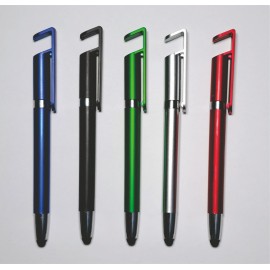 3-IN-ONE Phone Stand, Pen & Stylus Logo Branded