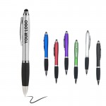 2" 1 Custom Click Action Gel Ink Touch Screen Stylus Ballpoint Pen Custom Engraved