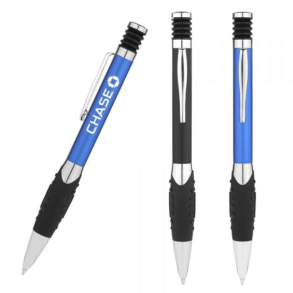 Custom Engraved Ridgecrest Ballpoint Click Pen (blue) Custom Engraved Ridgecrest Ballpoint Click Pen (blue)