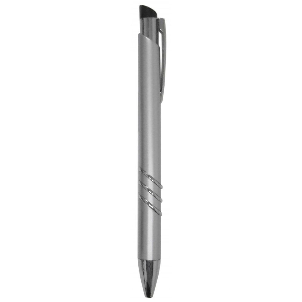 Ball Point Pen, Silver - Pad Printed Custom Engraved Ball Point Pen, Silver - Pad Printed Custom Engraved