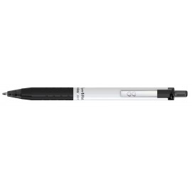 Papermate Inkjoy Retractable - White/Black Logo Branded