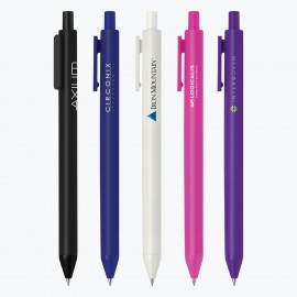 Custom Engraved Plantagenet-08 Retractable Soft Touch Gel Pen