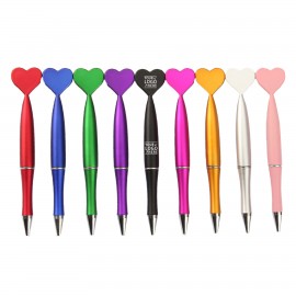 Heart Shaped Twist Ball Pen Custom Imprinted