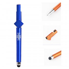 Logo Branded Dual Tip Stylus Pen For Touchscreen and For Paper