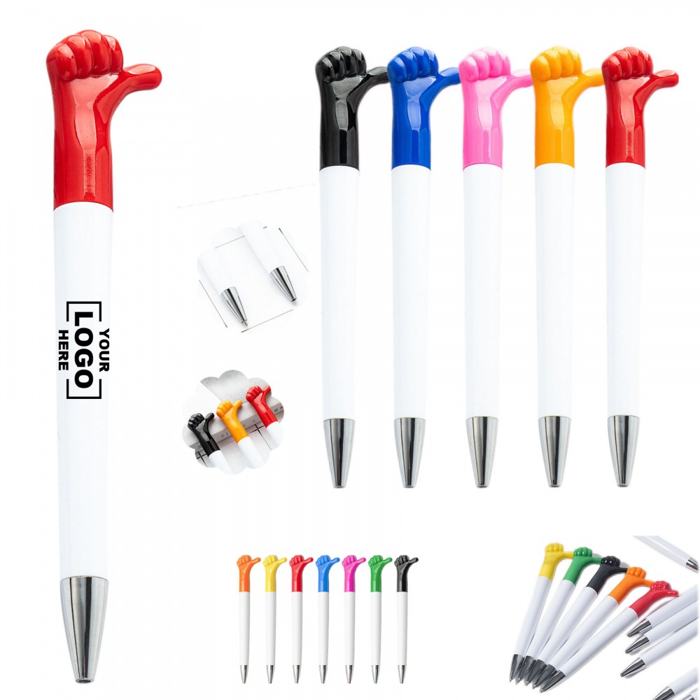 Cartoon Hand Gesture Shaped Pens Custom Engraved Cartoon Hand Gesture Shaped Pens Custom Engraved