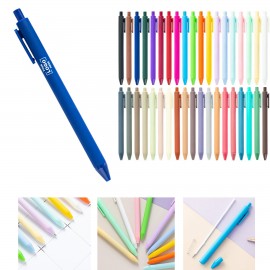 Logo Branded Soft Touch Retractable Gel Pen