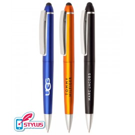Union Printed - Flushing - Twister Pen with Stylus Tip Custom Engraved