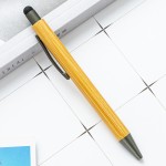 Bamboo Stylus Ballpoint Pen Custom Imprinted