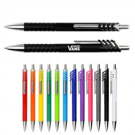 Custom Imprinted Arrowhead White Barrel Ballpoint Pen