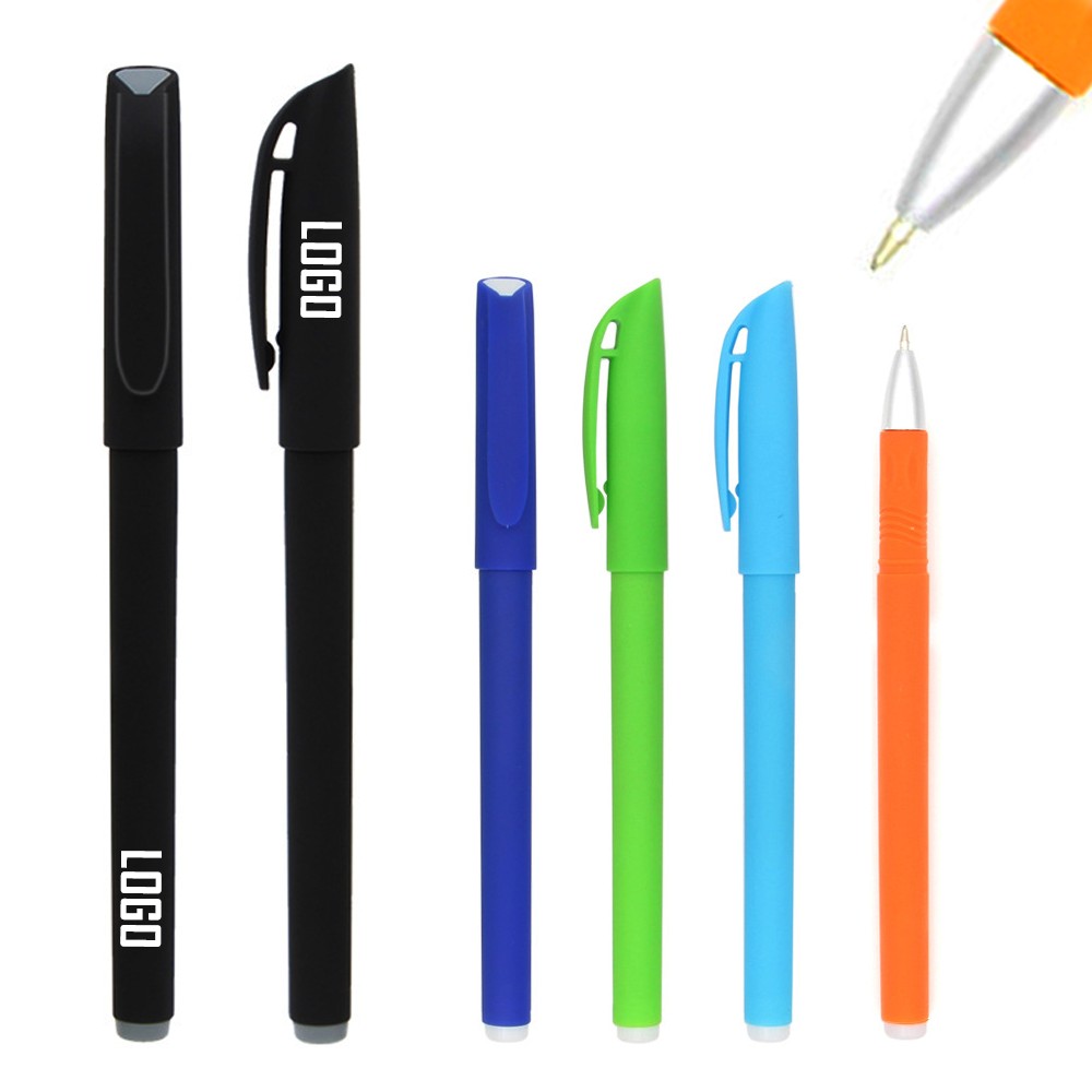Custom Engraved Premium Matte Finish Plastic Signature Pen w/Removable Cap & Pocket Clip Custom Engraved Premium Matte Finish Plastic Signature Pen w/Removable Cap & Pocket Clip