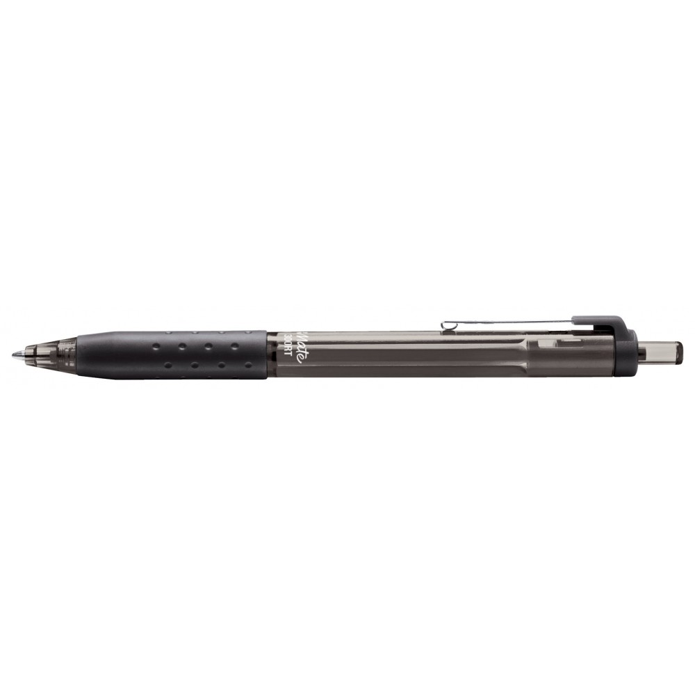 Custom Engraved Papermate Inkjoy Retractable Translucent Barrel - Black Custom Engraved Papermate Inkjoy Retractable Translucent Barrel - Black